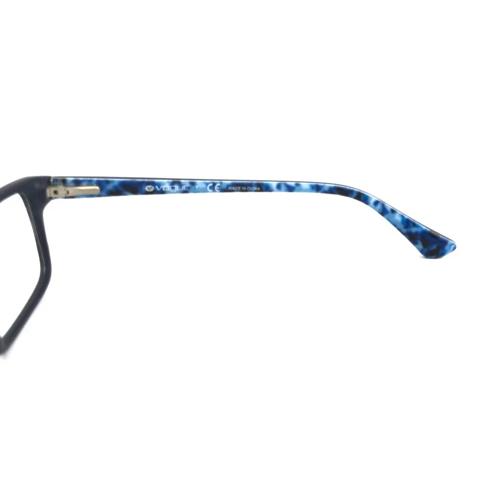 Vogue Eyeglasses Frames VO2886 2225 Matte Blue Rectangle Full Rim 53-16-140